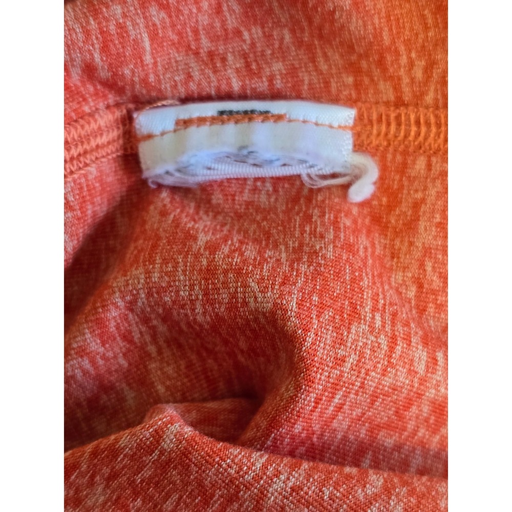 Athleta Muscle Tank Top Orange Heather Crew Neck Sleeveless Workout Size‎ M - Picture 6 of 6